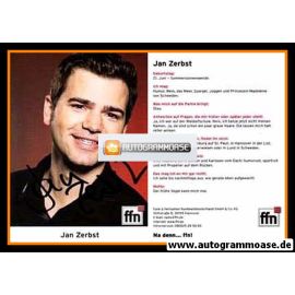 Autogramm Radio | FFN | Jan ZERBST | 2000er (Portrait Color)