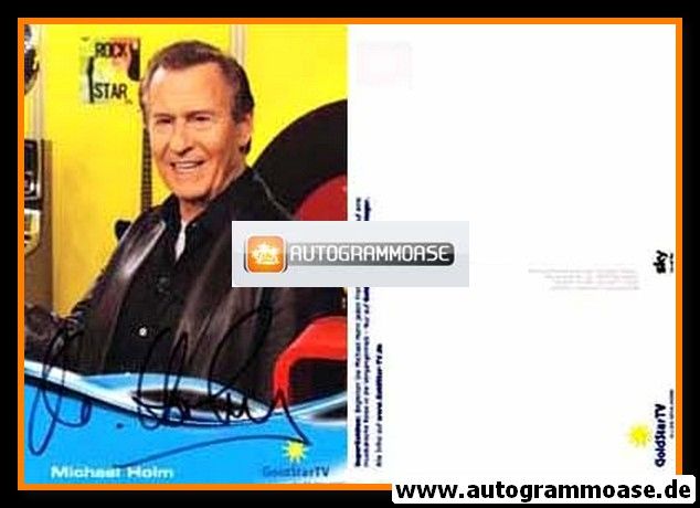 Autogramm TV | Goldstar TV | Michael HOLM | 2000er (Portrait Color)
