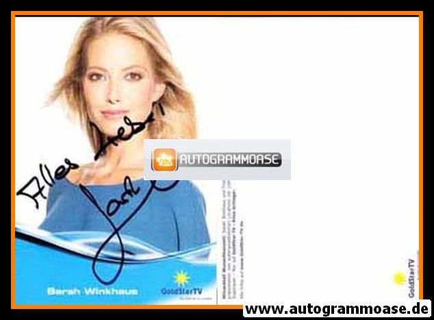 Autogramm TV | Goldstar TV | Sarah WINKHAUS | 2000er (Portrait Color) 2