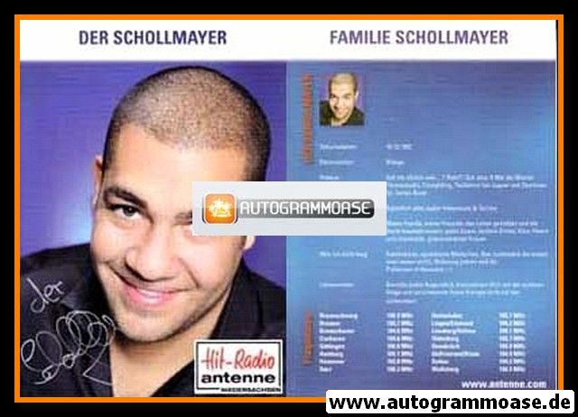 Autogramm Radio | Antenne Niedersachsen | Dominik SCHOLLMAYER | 2000er "Familie Schollmayer"