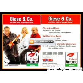 Autogramme Radio | Antenne Sachsen | GIESE & CO. | 2000er "Mehr Spass Am Morgen"
