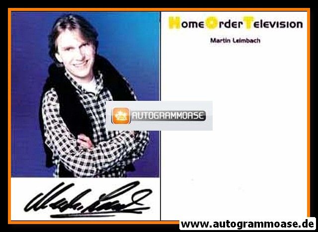 Autogramm TV | HOT | Martin LEIMBACH | 1990er (Portrait Color)