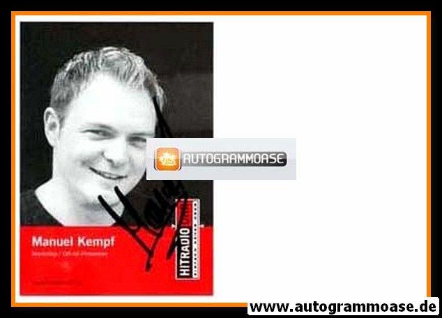 Autogramm Radio | Hitradio Ohr | Manuel KEMPF | 2000er (Portrait Color)