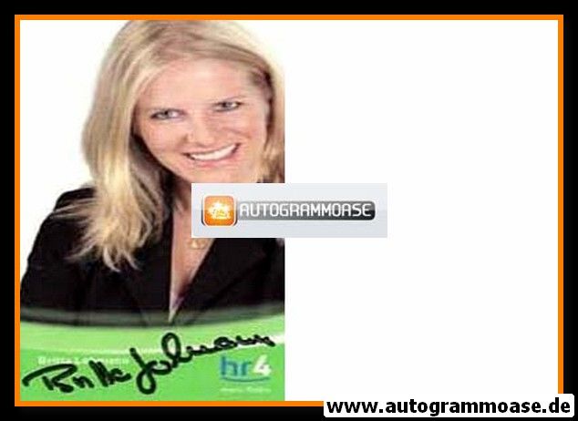 Autogramm Radio | HR4 | Britta LOHMANN | 2000er (Portrait Color)