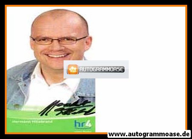 Autogramm Radio | HR4 | Hermann HILLEBRAND | 2000er (Portrait Color)
