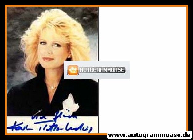 Autogramm TV | HR | Karin TIETZE-LUDWIG | 1980er (Portrait Color)