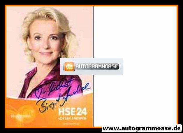 Autogramm TV | HSE24 | Birgit ANDIEL | 2000er (Portrait Color)