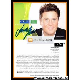 Autogramm Radio | MDR1 Sachsen-Anhalt | Andre HOLST | 2004 "Guten Morgen / Radiomarkt" (Jehnichen)