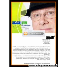 Autogramm Radio | MDR1 Sachsen-Anhalt | Arno Udo PFEIFFER | 2010er (Portrait Color)