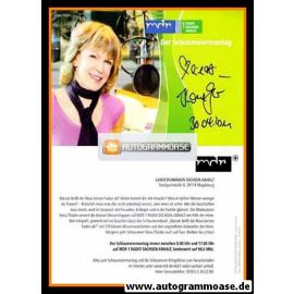 Autogramm Radio | MDR1 Sachsen-Anhalt | Ilona THÄSLER | 2010er "Der Schlaumeiermontag"