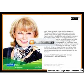 Autogramm Radio | MDR1 Sachsen-Anhalt | Ilona THÄSLER | 2010er (Portrait Color)