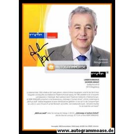 Autogramm TV | MDR | Andreas NEUGEBOREN | 2010er "MDR Um Zwölf / Unterwegs In Sachsen-Anhalt" 2