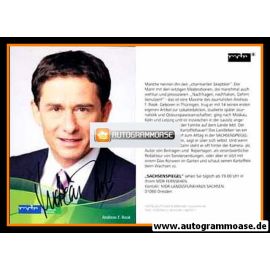Autogramm TV | MDR | Andreas F. ROOK | 2010er "Sachsenspiegel" Hochformat