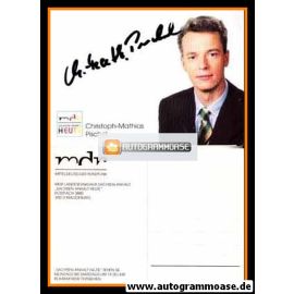 Autogramm TV | MDR | Christoph-Mathias PISCHEL | 2000er "Sachsen-Anhalt Heute"