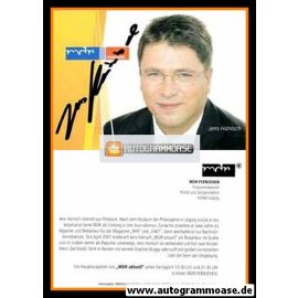 Autogramm TV | MDR | Jens HÄNISCH | 2010er "MDR Aktuell"