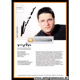 Autogramm TV | MDR | Jens HÄNISCH | 2000er "MDR Aktuell"
