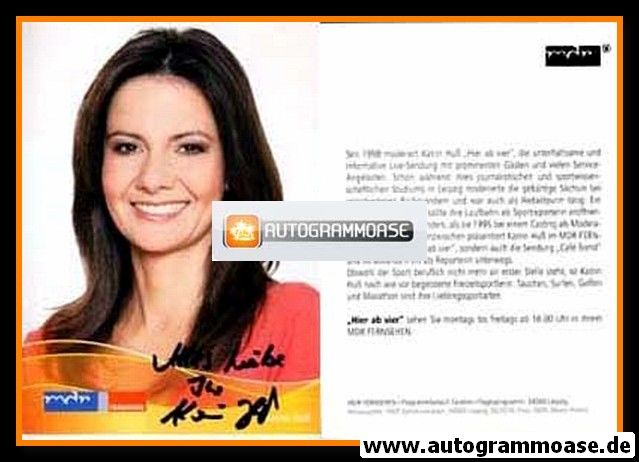Autogramm TV | MDR | Katrin HUSS | 2010er "Hier Ab Vier"