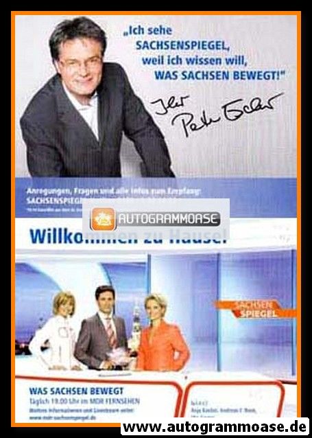 Autogramm TV | MDR | Peter ESCHER | 2010er "Sachsenspiegel" 