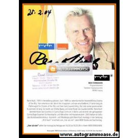 Autogramm TV | MDR | Rene KOCH | 2010er "Hier Ab Vier"
