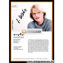 Autogramm TV | MDR | Sybille WEBER | 2000er "Hier Ab Vier"