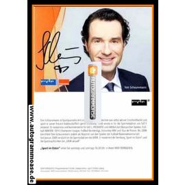Autogramm TV | MDR | Tom SCHEUNEMANN | 2010er "Sport Im Osten"