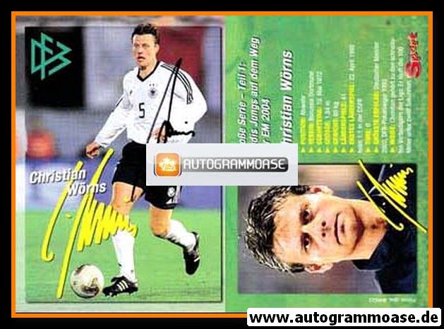 Autogramm Fussball | DFB | 2004 Bravo | Christian WÖRNS