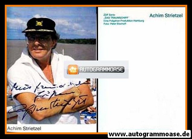 Autogramm TV | ZDF | Achim STRIETZEL | 1980er "Traumschiff"