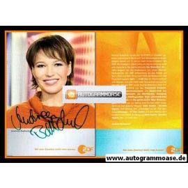 Autogramm TV | ZDF | Andrea BALLSCHUH | 2000er (Portrait Color)