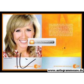 Autogramm TV | ZDF | Andrea KIEWEL | 2000er "Fernsehgarten" (Portrait Color) Kowalski