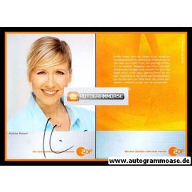 Autogramm TV | ZDF | Andrea KIEWEL | 2000er "Fernsehgarten" (Portrait Color) Schirnhofer