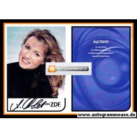 Autogramm TV | ZDF | Anja CHARLET | 1990er "Heute Journal" (Portrait Color)