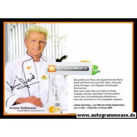 Autogramm TV | ZDF | Armin ROSSMEIER | 2000er "Fernsehgarten" 