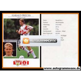 Autogramm Fussball | VfB Stuttgart | 1991 | Harald PREUSS