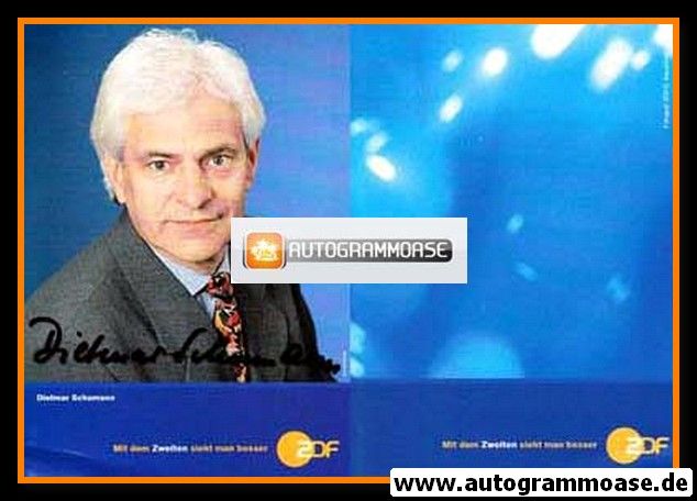 Autogramm TV | ZDF | Dietmar SCHUMANN | 2000er (Portrait Color)