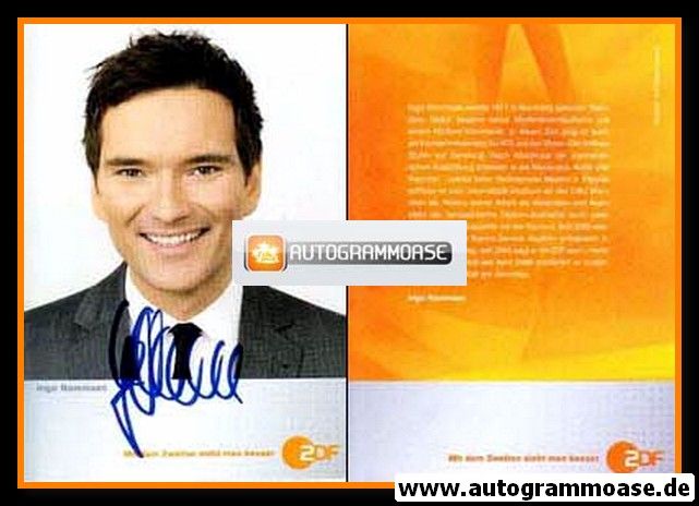 Autogramm TV | ZDF | Ingo NOMMSEN | 2000er (Portrait Color Menne)
