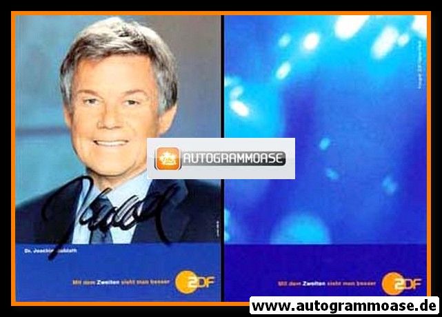 Autogramm TV | ZDF | Joachim BUBLATH | 2000er (Portrait Color) Friedl