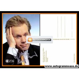 Autogramm TV | ZDF | Johannes B. KERNER | 1990er (Portrait Color) Zucht