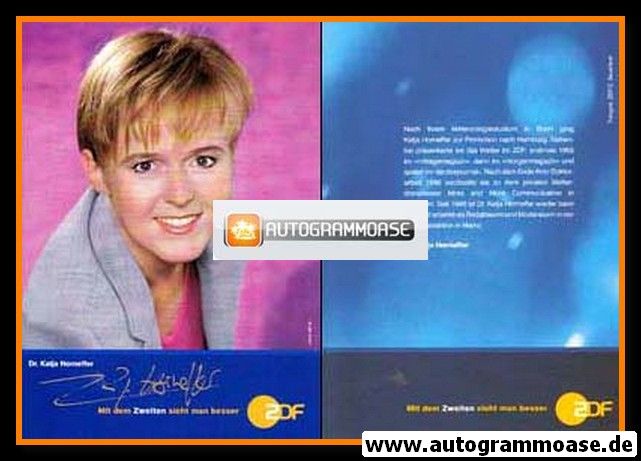 Autogramm TV | ZDF | Katja HORNEFFER | 2000er (Portrait Color)