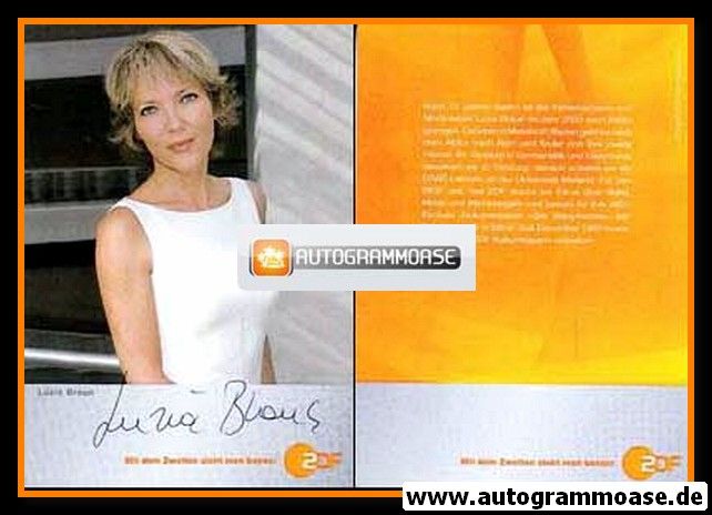 Autogramm TV | ZDF | Luzia BRAUN | 2000er "Aspekte"