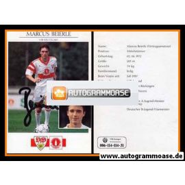 Autogramm Fussball | VfB Stuttgart | 1992 | Markus BEIERLE