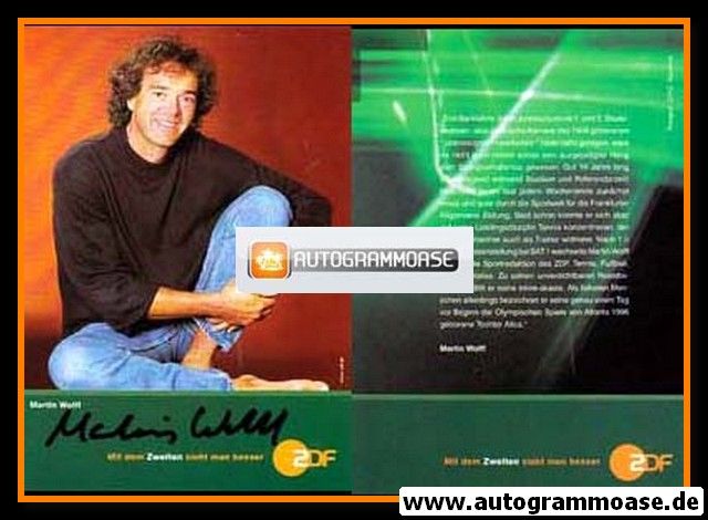 Autogramm TV | ZDF | Martin WOLFF | 2000er (Portrait Color)
