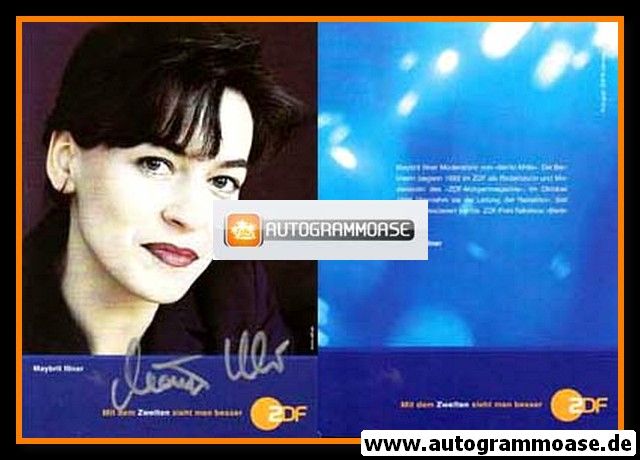Autogramm TV | ZDF | Maybrit ILLNER | 2000er "Berlin Mitte" (Gerdes)