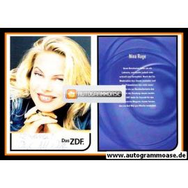 Autogramm TV | ZDF | Nina RUGE | 1990er "Leute Heute"