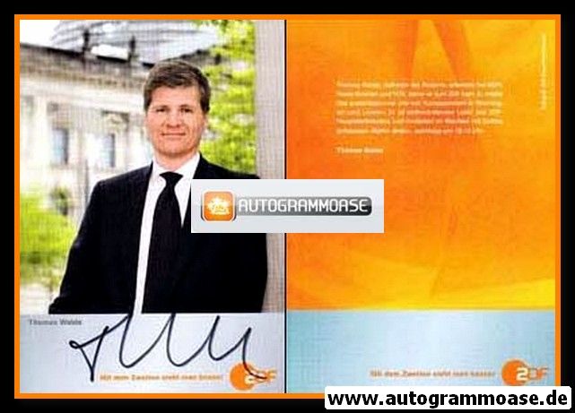 Autogramm TV | ZDF | Thomas WALDE | 2000er (Portrait Color) 1