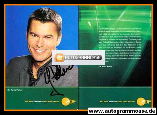 Autogramm TV | ZDF | Yorck POLUS | 2000er (Portrait Color)