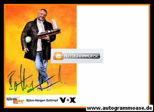 Autogramm TV | VOX | Björn-Hergen SCHIMPF | 1990er "Björns Welt"