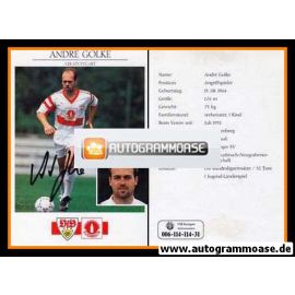 Autogramm Fussball | VfB Stuttgart | 1992 | Andre GOLKE