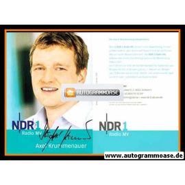 Autogramm Radio | NDR1 MV | Axel KRUMMENAUER | 2000er (Portrait Color)
