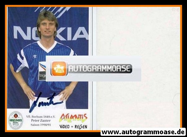 Autogramm Fussball | VfL Bochum | 1990 | Peter ZANTER