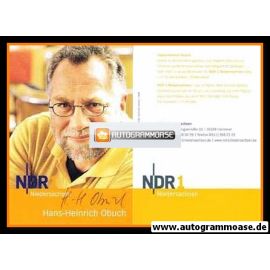 Autogramm Radio | NDR1 Niedersachsen | Hans-Heinrich OBUCH | 2000er (Portrait Color)